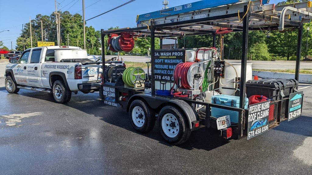 Professional pressure washing Monroe GA GA Wash Pros equipment safety