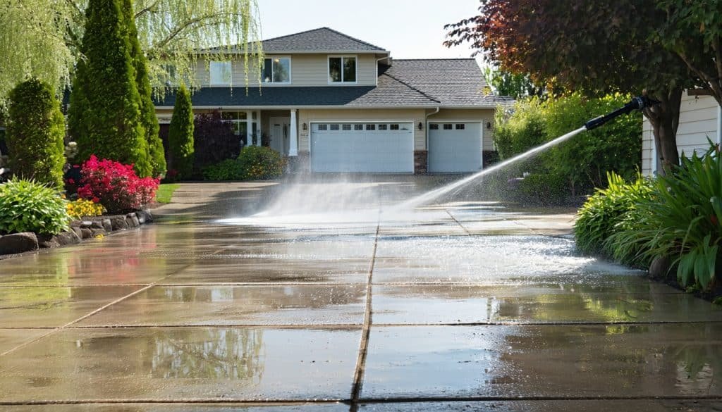 driveway pressure washing services